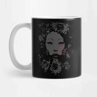 Dark flowers Mug